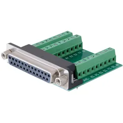 DELOCK 65317 - Sub-D 25 Pin Buchse > Terminalblock 27 Pin