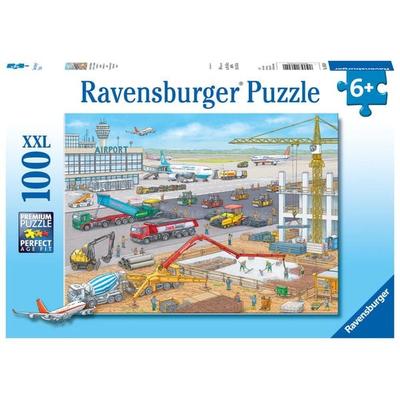 Puzzle Ravensburger Baustelle am Flughafen 100 Teile XXL