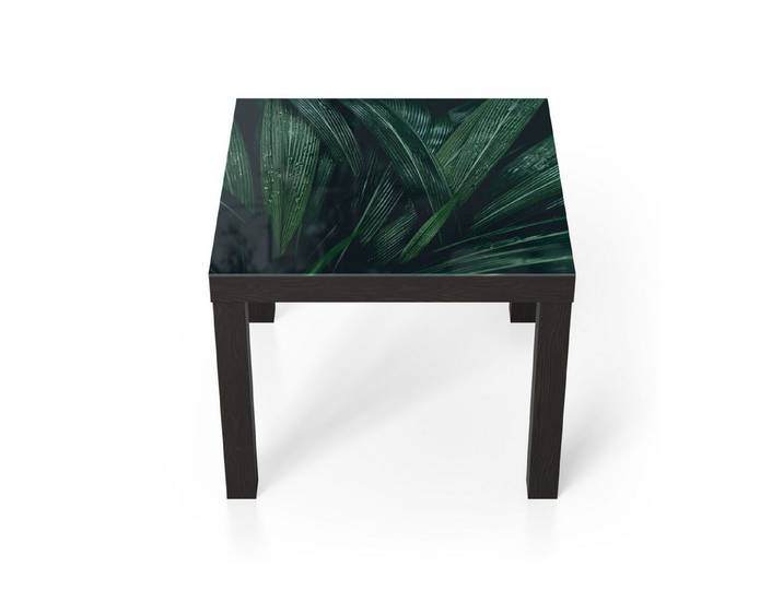 DEQORI Couchtisch 'Tropisches Flüstern', Glas Beistelltisch Glastisch modern