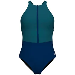 arena Shapewear Damen-Badeanzug Silvia B-Cup Cross Back - Damen - Gr. 50 - dunkelblau
