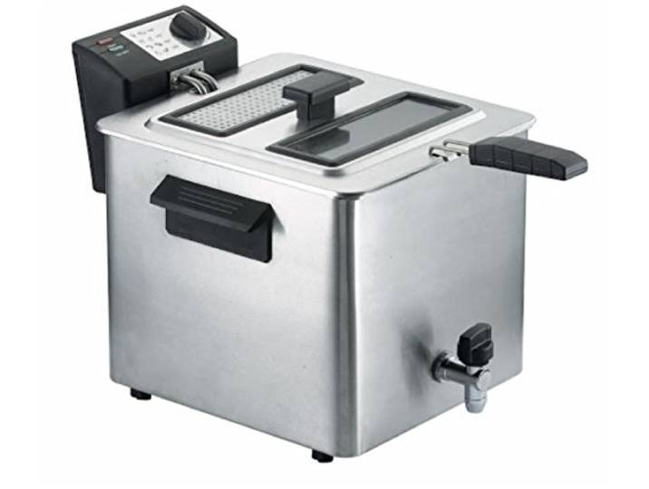 RGV Fritteuse Type 8/N Schwarz, Edelstahl