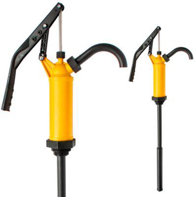 Handhebelpumpe, 0,45 l/Hub, Viton, gelb