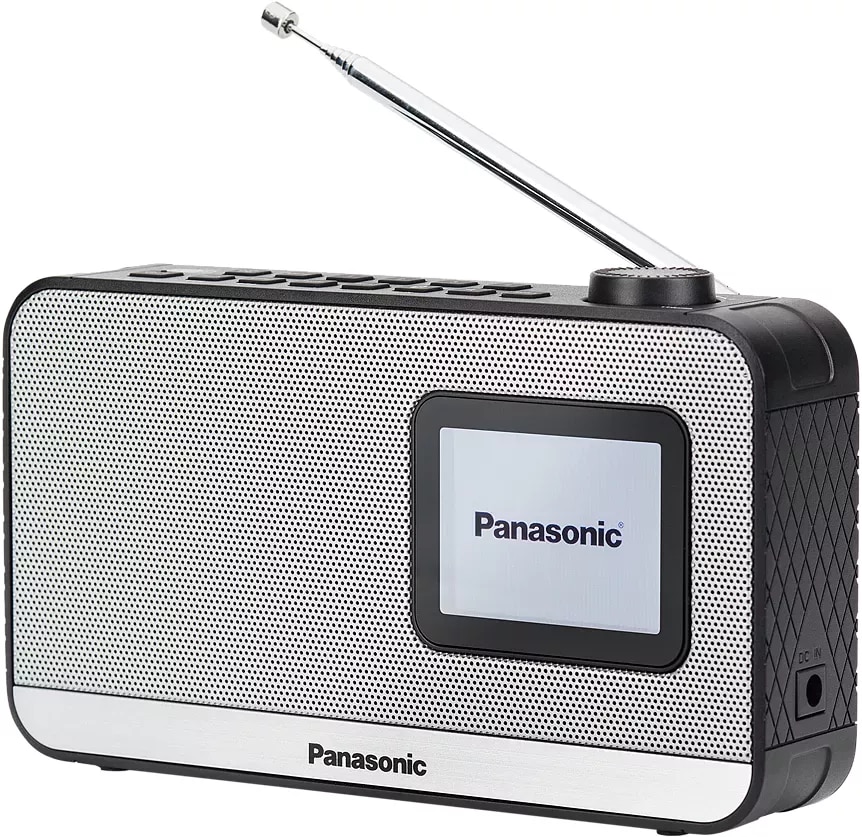 Panasonic RF-D15EG-K Digitalradio mit DAB+ und Bluetooth, schwarz