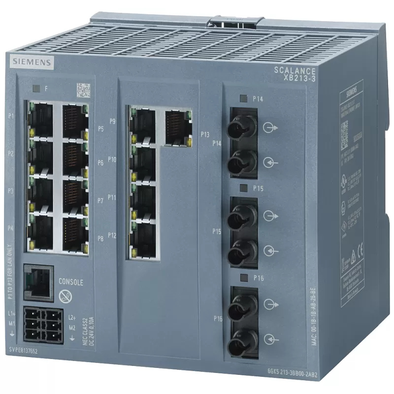 Siemens SCALANCE XB213-3 (ST, E/IP), Managed