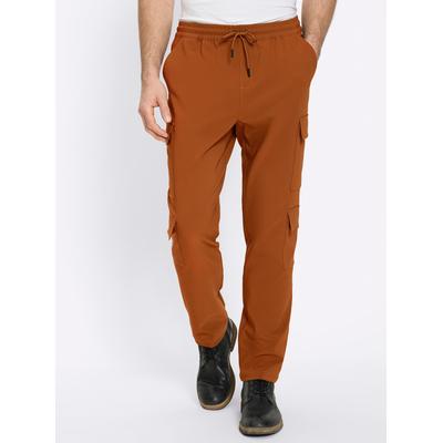 Cargohose CATAMARAN, Herren, Gr. 50, Normalgrößen, braun (cognac), 89% Polyester, 11% Elasthan, unifarben, Hosen Cargohose