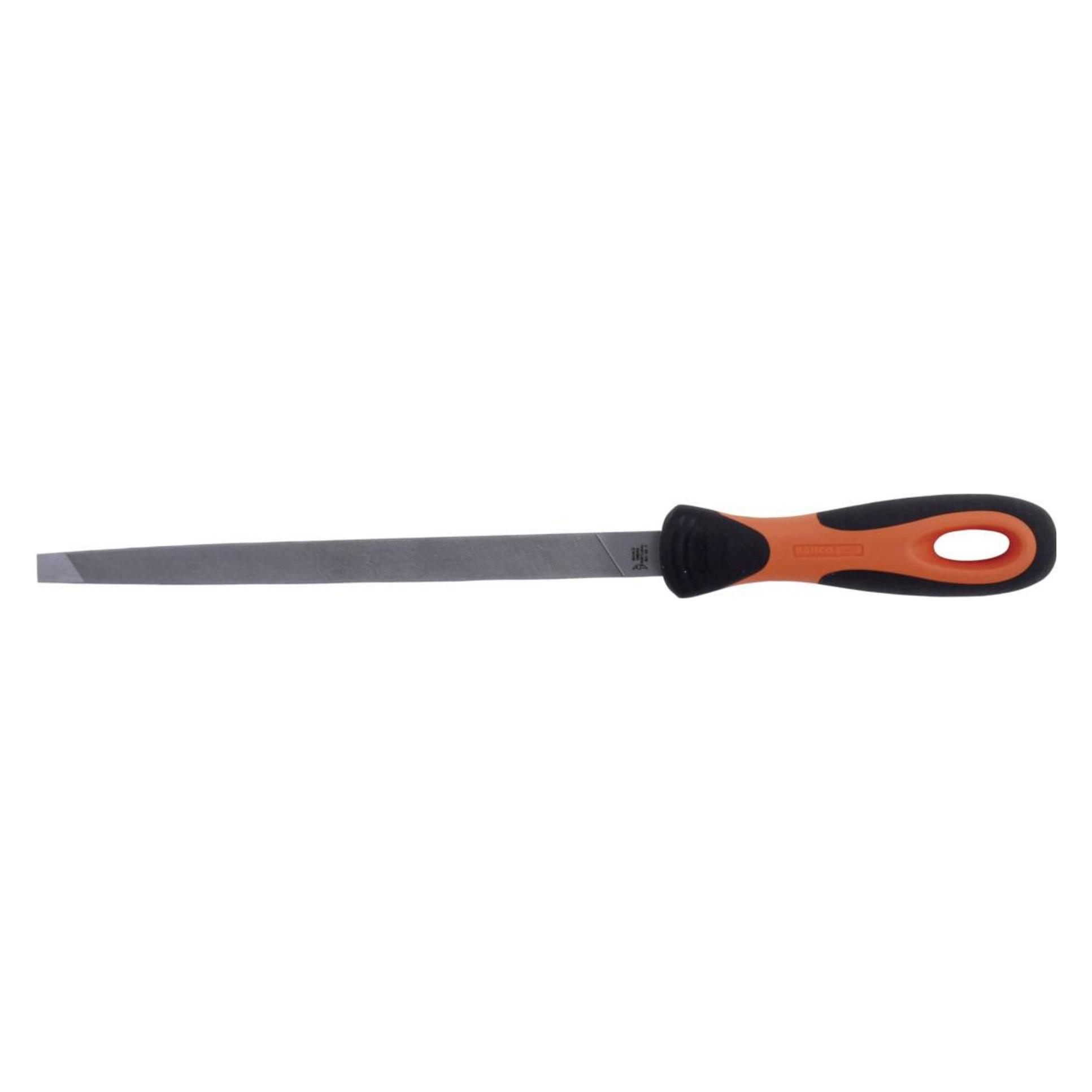 Bahco Konische ERGO-Sägefeile mit Zweikomponenten-Griff, Halbschlichthieb, 125 mm (Hieb 2, 125 mm) (4-183-05-2-2)