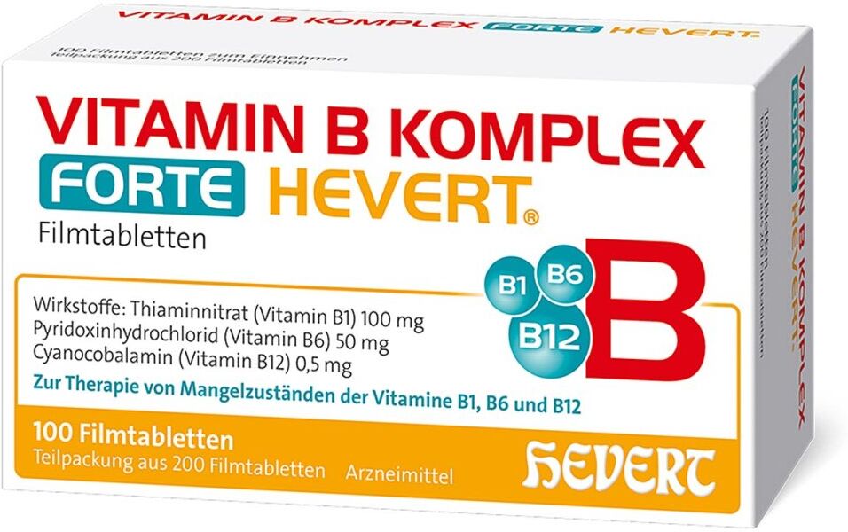 VITAMIN B HEVERT Vitamin B Komplex forte Hevert Tabletten