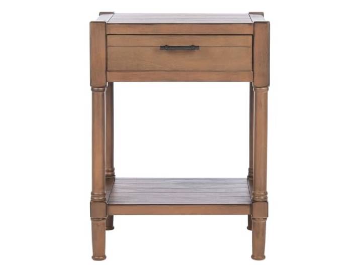 SAFAVIEH Modern Akzent-Tische aus Holz, Braun, 50 x 40 x 65 cm