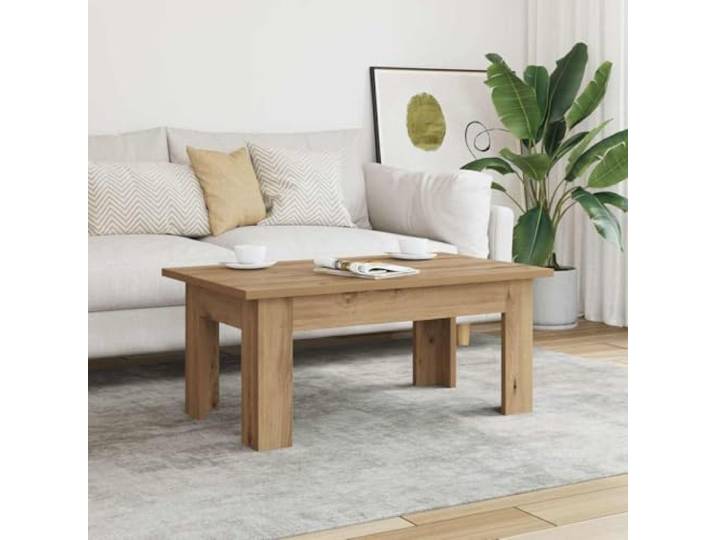 HEFZGDB Couchtisch Artisan-Eiche 100x60x42 cm Holzwerkstoff Beistelltisch Ablagetisch mit Stabiler Tischplatte für Wohnzimmer