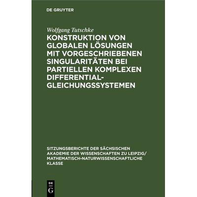 Konstruktion von globalen Lösungen mit vorgeschriebenen Singularitäten bei partiellen komplexen Differentialgleichungssystemen, Gebundene Ausgabe von