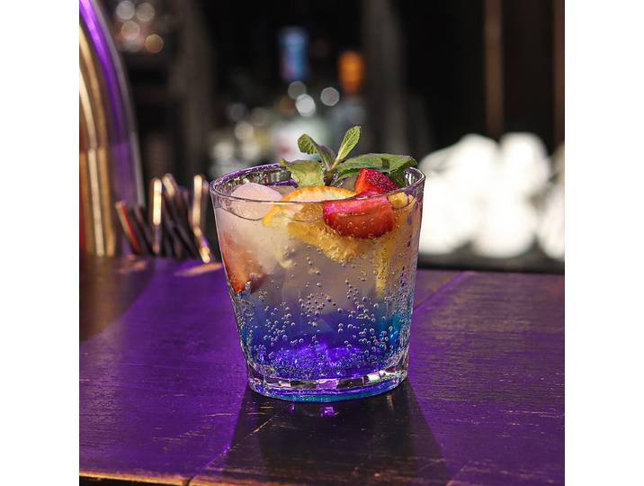 Verres Superglas CLUB No.22 2 pièces 9 x 9 x 9cm Bleu/Bleu ciel