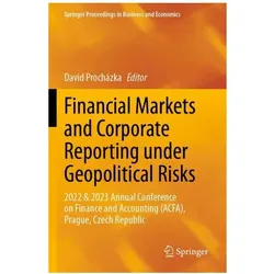 Financial Markets and Corporate Reporti, Fachbücher von David Procházka