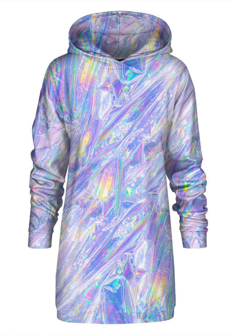 "Magic Foil" Oversize hoodiejurk