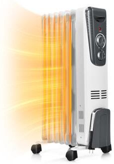 Costway 1500W Electric Space Heater with Adjustable Thermostat