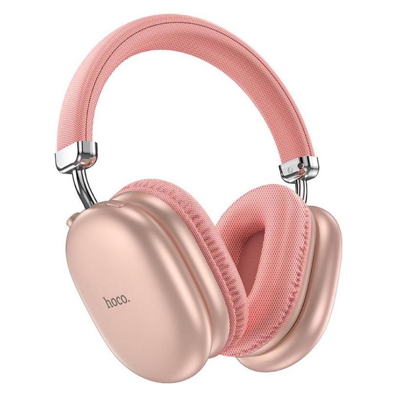 Hoco W35 Max Joy Kabelloses Bluetooth In-Ear-Headset Rosa (90 h, Kabellos) (W35M pink)