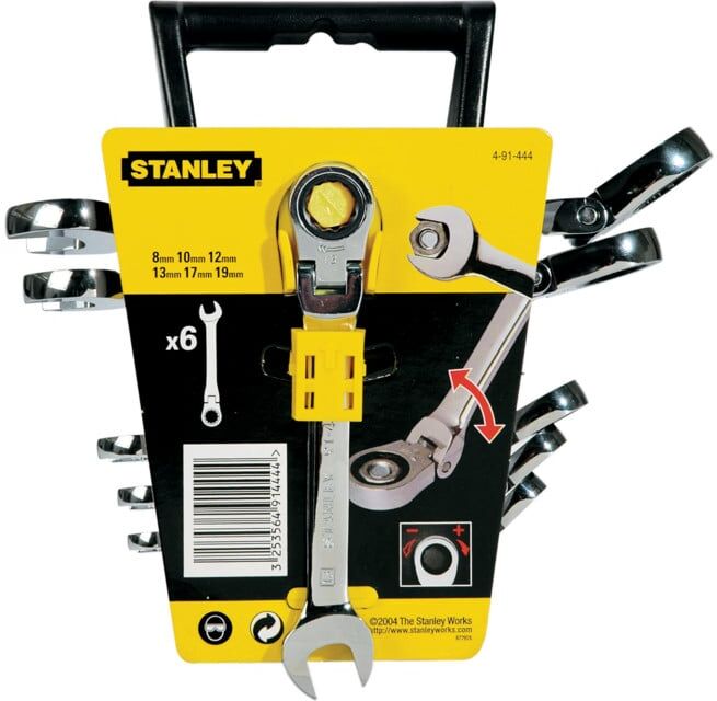 Stanley Jeu de clés mixtes à cliquet, 6 pces (4-91-444)