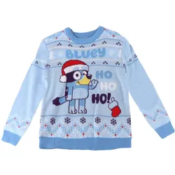 COFI 1453 Bluey Kinder Weihnachtspullover – Strick Xmas Sweater / 5 Jahre