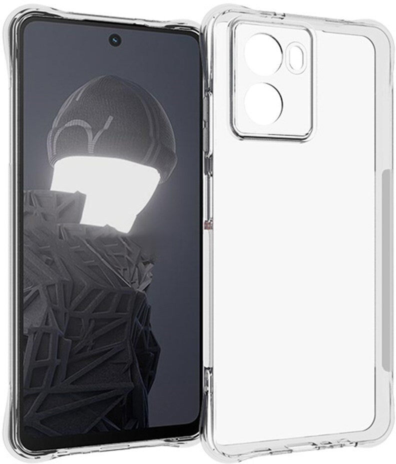 HMD Fusion / Fusion X1 - EIDERWOOD Plastik Cover m. Stødabsorberende Hjørner - Gennemsigtig