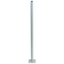 TabLines TBS002S Tablet Bodenständer zum Festschrauben, silber, Tablet Halterung, Silber