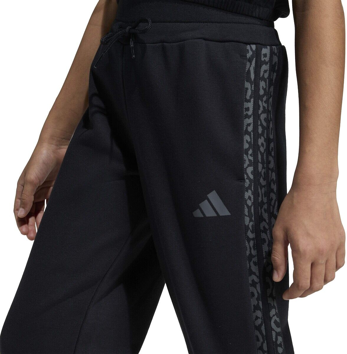 ADIDAS SPORTSWEAR Pantalon de jogging, 3 bandes imprimées léopard