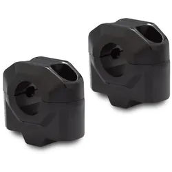 SW-Motech Lenkererhöhung für Ø 22 mm Lenker - H=25 mm. Schwarz.