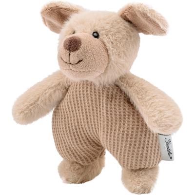 Kuscheltier STERNTALER "Hund Lucky, S", grau (graubeige), Plüschfiguren, KinderH:16cm, Flausch, Kuscheltier, H:16cm
