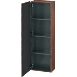 Duravit L-Cube Halbhochschrank LC1168L7979 40x24,3x132cm, Tür links, nussbaum natur