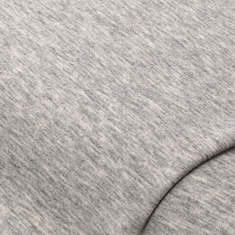 Sweatstoff Uni, grau meliert