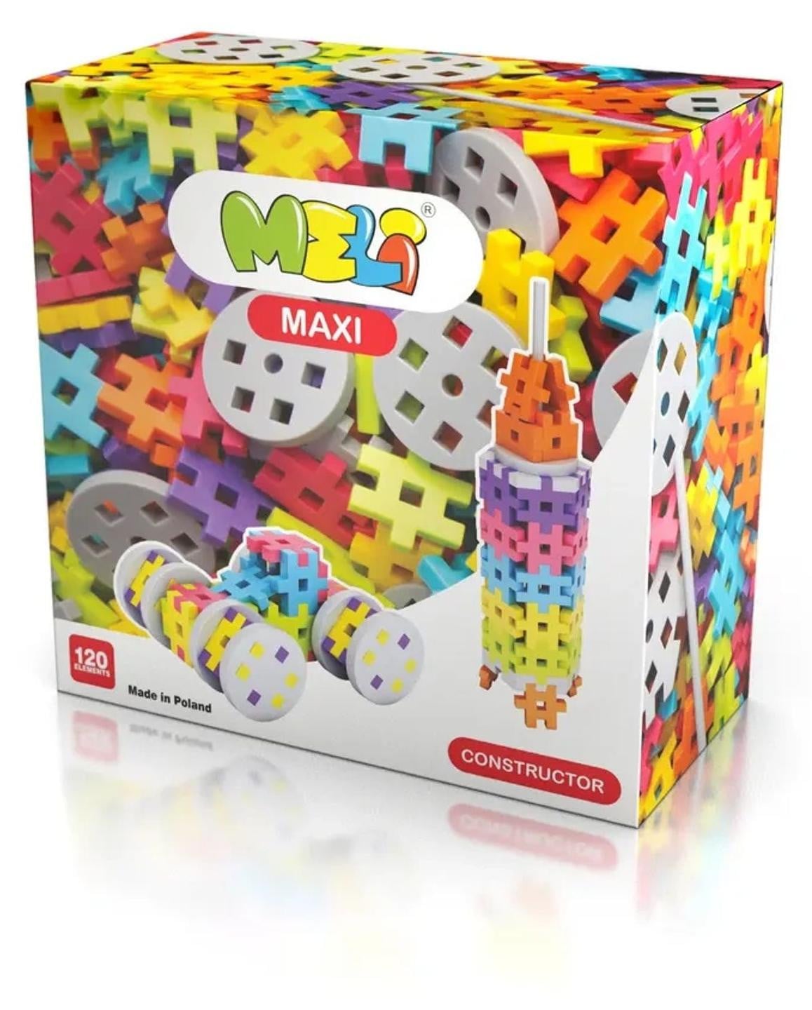 Meli Maxi Constructieblokken, 120 onderdelen