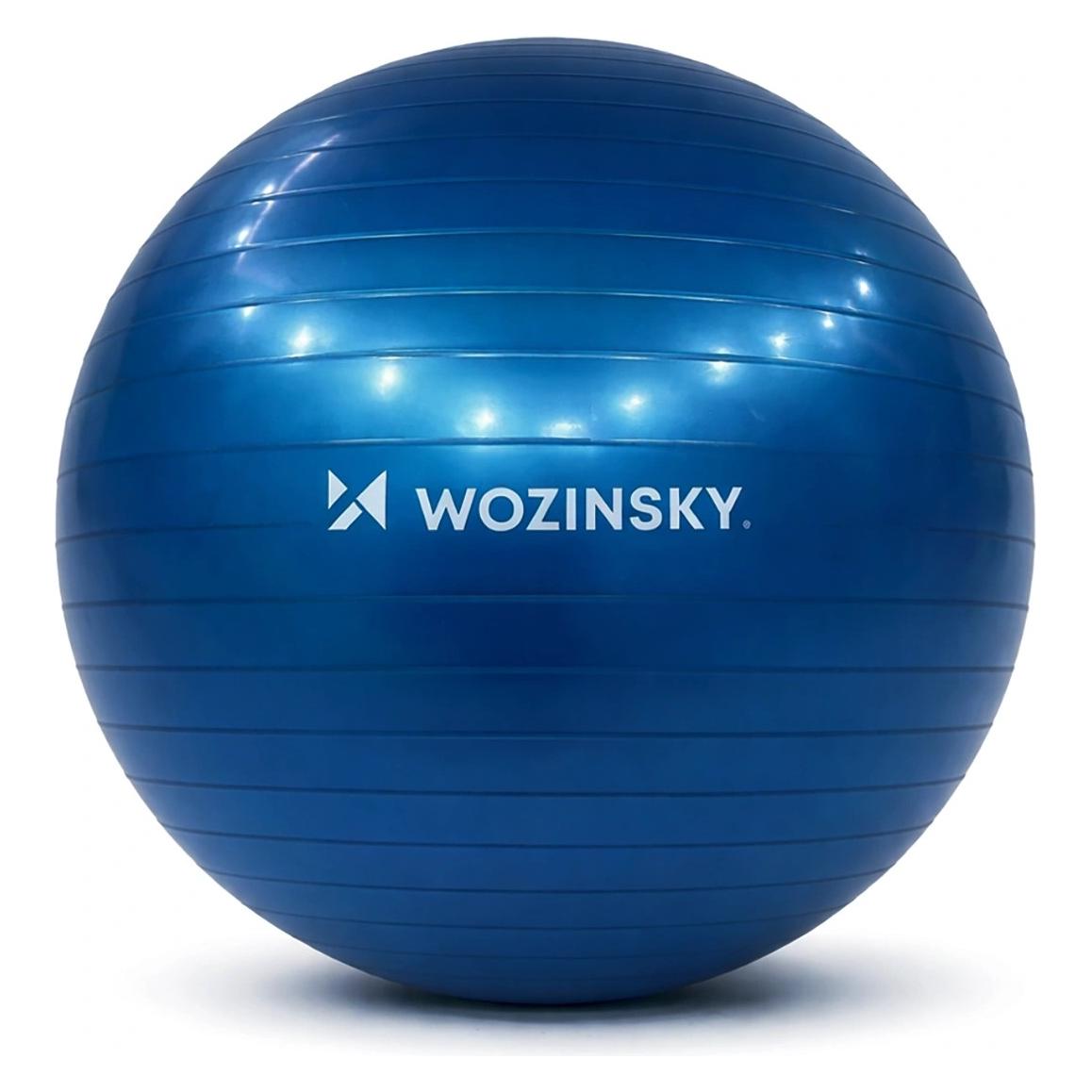 Wozinsky gymnastic ball 65 cm for rehabilitation exercises blue (65 cm) (5907769300684)