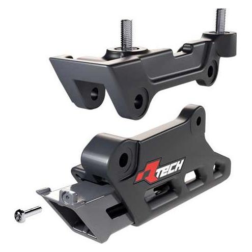 Racetech (RTECH) KETTENFÜHRER STARK FUTURE VARG SMX1 '23-'24 SCHWARZE FARBE (CRUSTKNR0023)