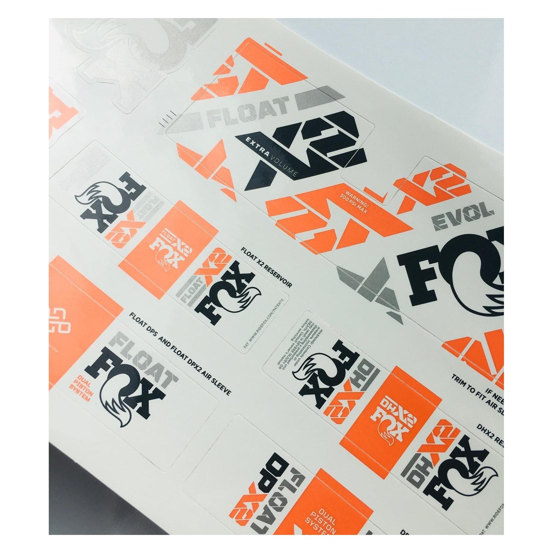Fox Decal 2021 AM, 40, Factory, Battleship Grey, Shock Decal Sheet SH (803-01-485)