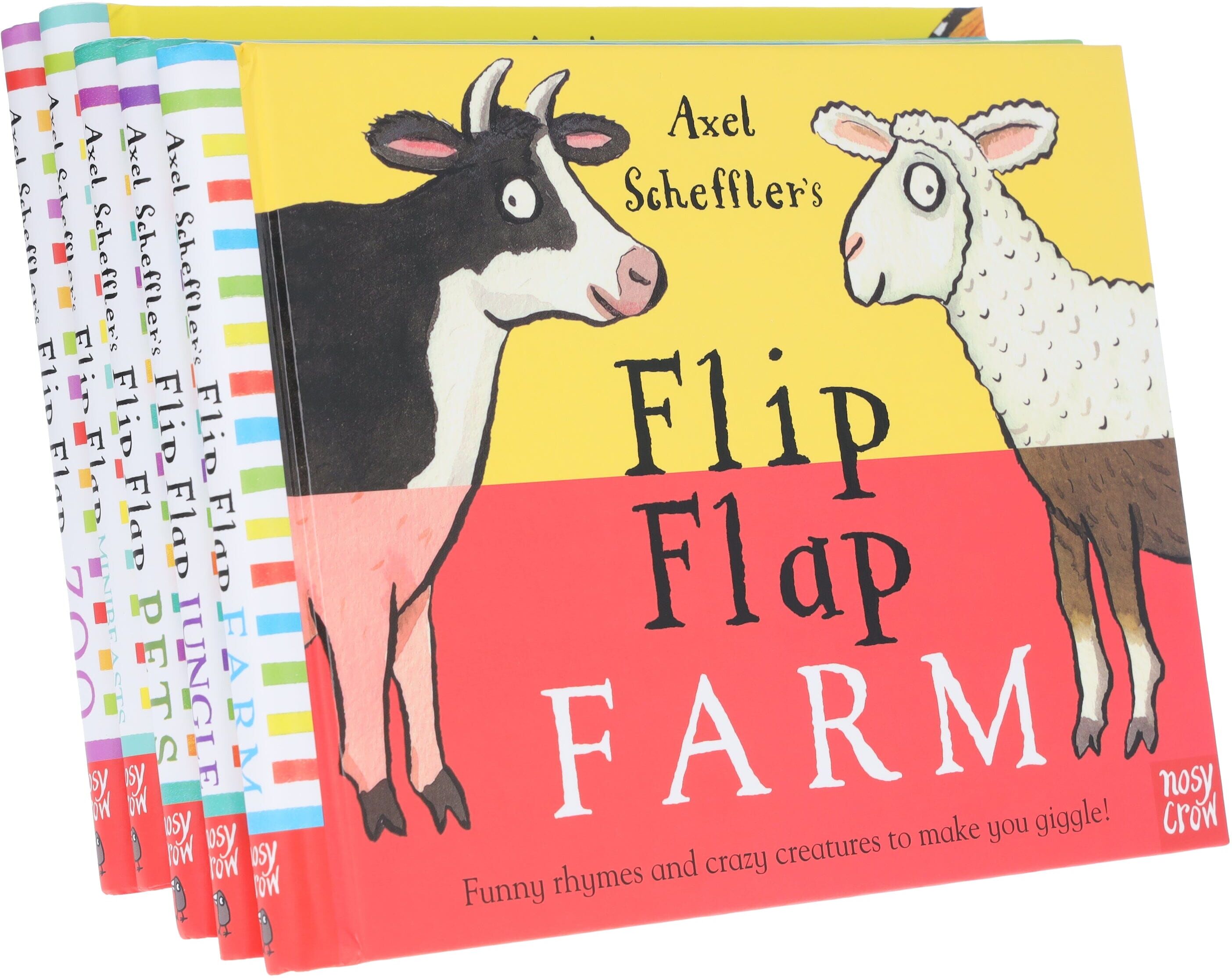 Axel Scheffler's Flip Flap Series (Set 1) 5 Books Collection Set - Ages 2+ - Hardback Nosy Crow Ltd