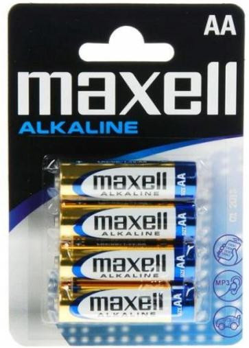 Maxell Alkaline Batterijen LR6, 4 stuks