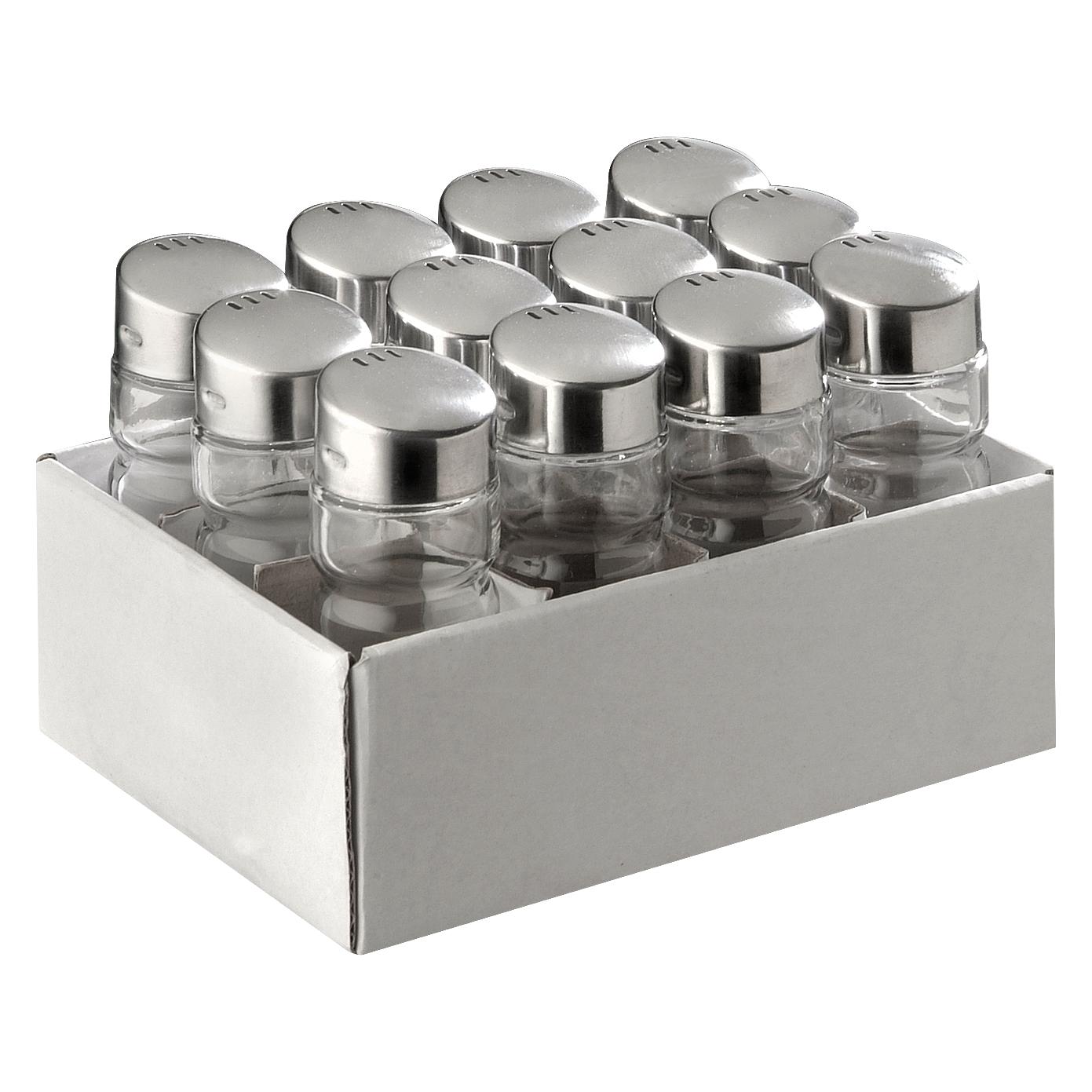 APS Allzweckstreuer, 12er-Set (Muskatnuss, Pfeffer) (40505)