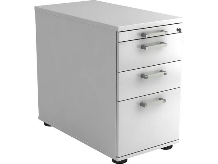 Venda Anstellcontainer, Weiß, 4 Schublade(n) Schubladen, 42.8x72x76 cm, umfangreiches Zubehör erhältlich, Beimöbel erhältlich, Büromöbel, Büromöbel-Sets & Büromöbel-Serien, Büromöbelserien