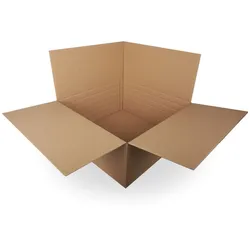 KK Verpackungen 60 x Faltkartons 660x660x300mm Versandkartons zweiwellig mit variabler Höhe