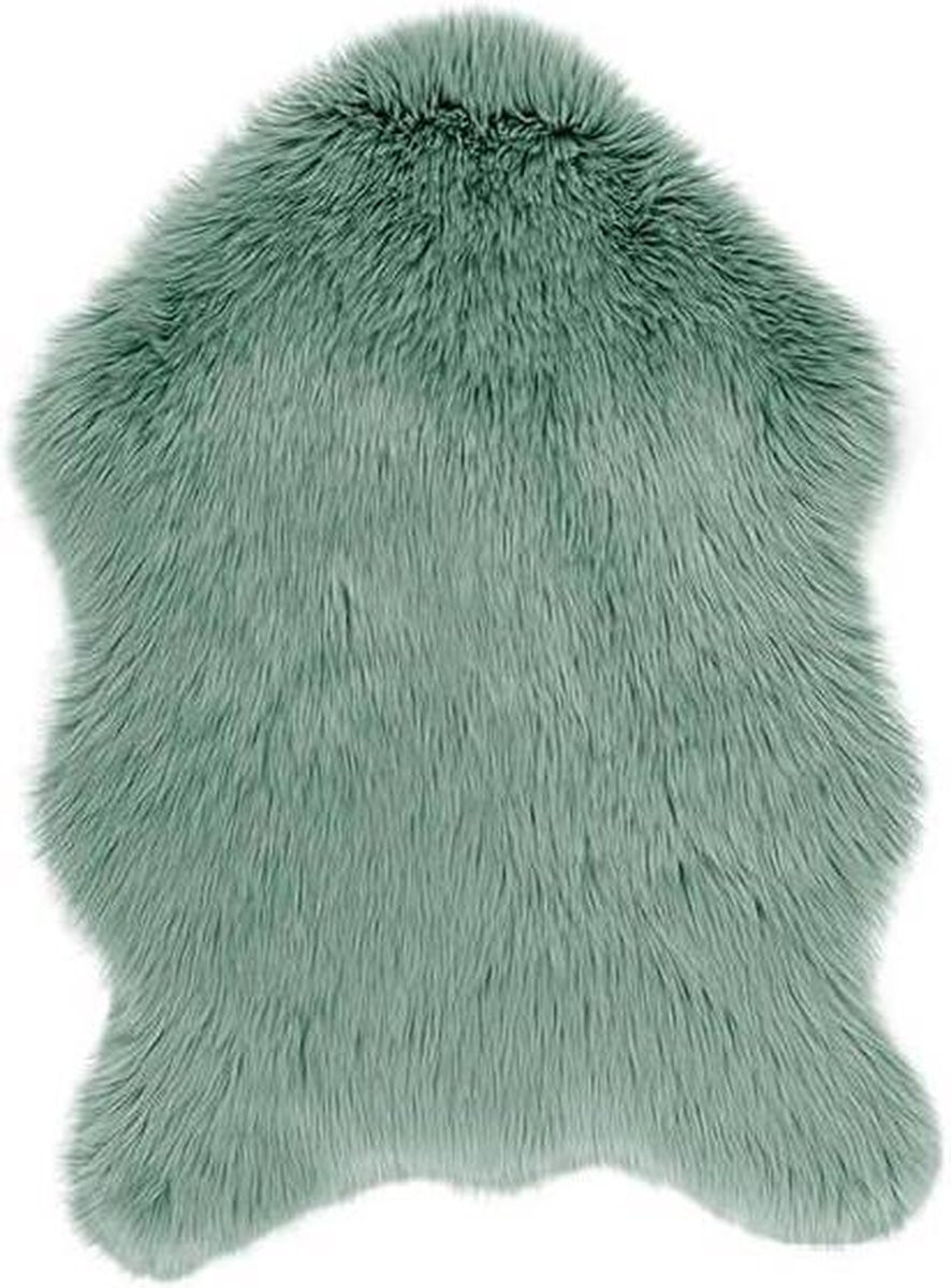 Tiseco Home Studio Vloerkleed Fluffy Groen van Polyester