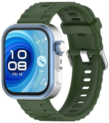 Everyday Crate Huawei Watch Fit 4 Band Silicone Quick Release Replacement Strap For Watch Fit 4 Pro Fit 4 Fit 3 army Green