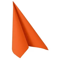 PAPSTAR 50 Servietten "ROYAL Collection" 1/4-Falz 40 cm x 40 cm nektarine