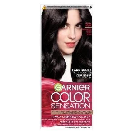Garnier Color Sensation Creme farba do włosów 2.0 Hebanowa Czerń (Schwarz) (46963847)