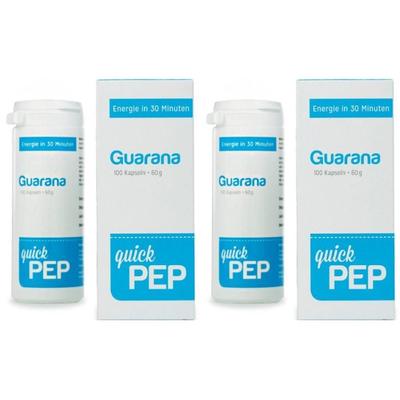 Quickpep Guarana Kapseln 2x 2x100 St