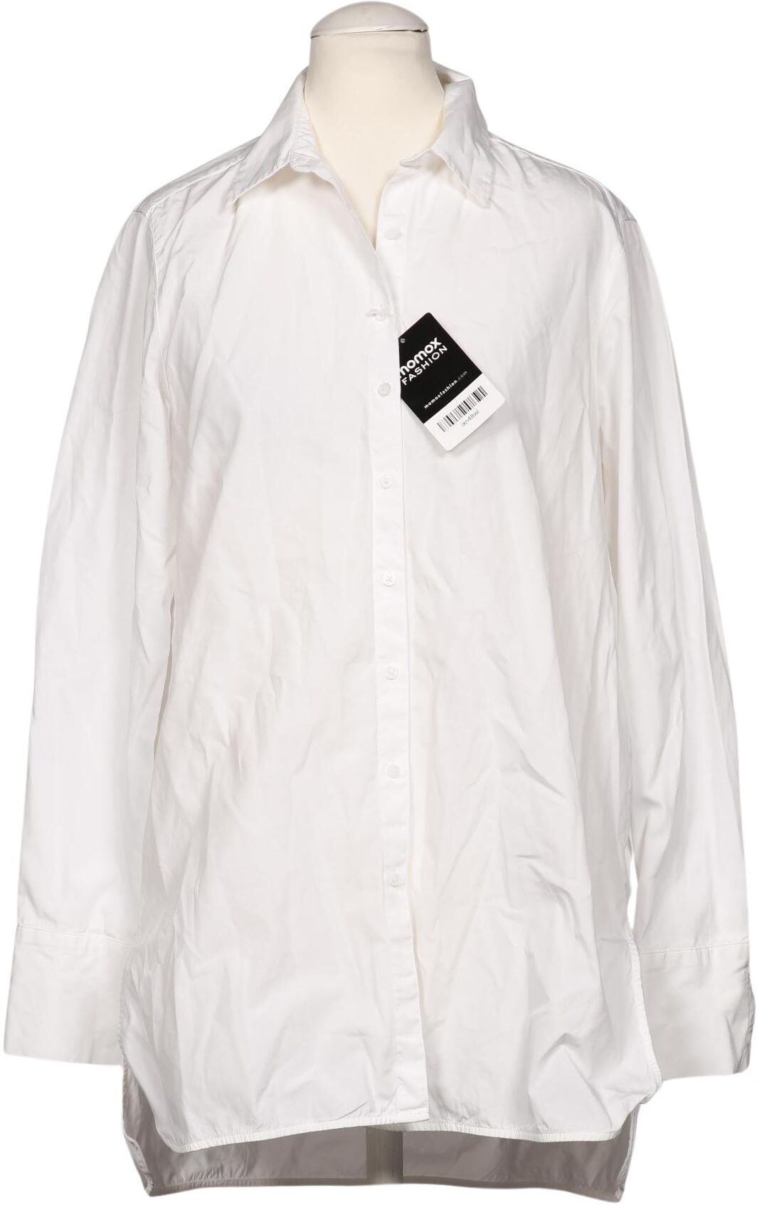 Massimo Dutti Damen Bluse, Weiß, Gr. XS, Baumwolle - Second Hand