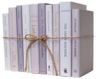 Booth & Williams Decorative Books - Marble Dust Jacket Book Bundle - 1 Foot of Grey Books