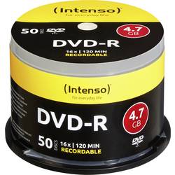 Intenso 4101155 DVD-R Rohling 4.7 GB 50 St. Spindel
