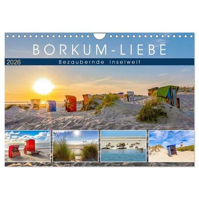 BORKUM-LIEBE (Wandkalender 2026 DIN A4 quer), CALVENDO Monatskalender