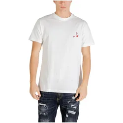 Bomber, Herren, Sportshirt, The Calciatore The Calciatore (L), Weiss, Beige