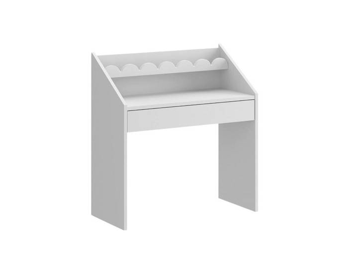 Petits-meubles Kinderschreibtisch Book Nook Weiß, Holzwerkstoff, 1 Schubladen, 71x76x33 cm, Baby- und Kindermöbel, Kinderzimmer & Jugendzimmer, Jugendschreibtischstuhl & Kinderschreibtischstuhl