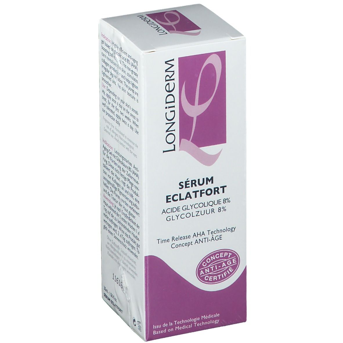 Longiderm Anti-Age Eclatfort 8% Serum Pomp 30 ml Konzentrat