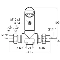 Turck Differenzdrucksensor PS040D-50 #6834067